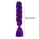 thumbnail image 3 of Peluca morada con extensiones de cabello sintético para trenzas, ideal para cosplay y presentaciones en vivo. Pieza de 24 pulgadas., 3 of 6