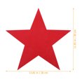 thumbnail image 2 of 4pcs Star Cutouts Hand Held Felt Star for Sports Competition Dance Performance, 2 of 7