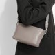 thumbnail image 5 of Bolso Hombro Piel Vaca Primera Capa Bolso Cruzado Casual para El (gris), 5 of 6