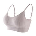 thumbnail image 1 of Birdeem Womens Ruched Sports Bras Padded Workout Tops Medium Support Crop Tops, 1 of 1