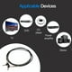 thumbnail image 3 of Adaptador de cable auxiliar de conector de audio a conector de 90 grados de 35 mm, 3 of 4
