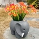 thumbnail image 4 of Elephant Planters Succulent Flower Pots Animal Planters Indoor Outdoor Patio Decoration with Drainage Holes, 4 of 7