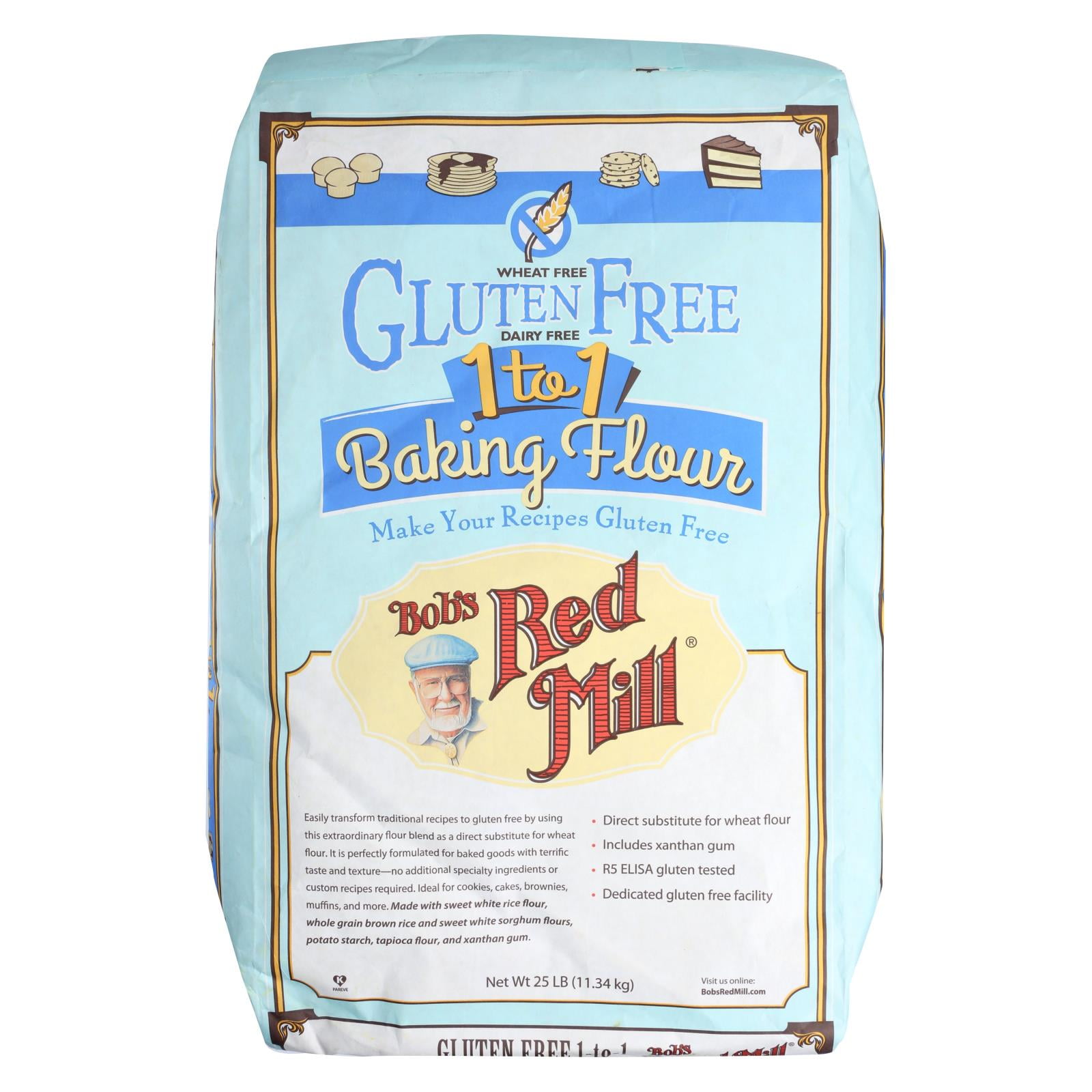 Bob's Red Mill - Gluten Free 1-to-1 Baking Flour - 25 lb