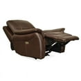 thumbnail image 2 of Pereira Brown Faux Leather Living Room Power Recliner, 2 of 3
