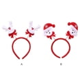 thumbnail image 3 of Cateissary Diadema navideña para niños pequeños, adorable diadema de dibujos animados a la moda, disfraz de fiesta, tocado, diadema para Kits de decoración para fiestas Tipo 2, 3 of 6