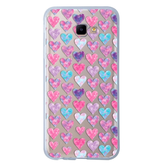 Funda Antigolpes para Galaxy J4 Core InstaCase Corazones Acuarela