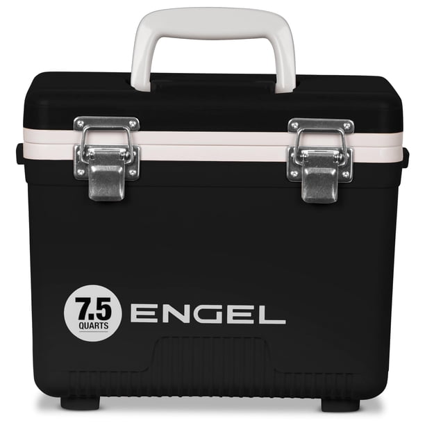 Cooler ENGEL UC7, 7,5 cuartos de galón, hermético, a prueba de fugas, negro