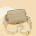 thumbnail image 1 of Women Chain Shoulder Bag Zipper Solid Sling Bag Retro Square Bag Travel Work Bag, 1 of 9
