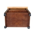 thumbnail image 5 of International Concepts Solid Wood Microwave Kitchen Cart, Cinnamon/Espresso, 5 of 9