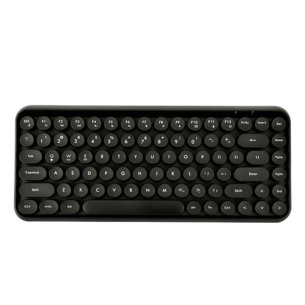 AJAZZ 308i V3 Bluetooth-Compatible con teclado AAA AAA Batería 84 Key Portable PC Desktop Tablet Techeypad Computer Acesories Equipment Negro Methold EL005286-04B