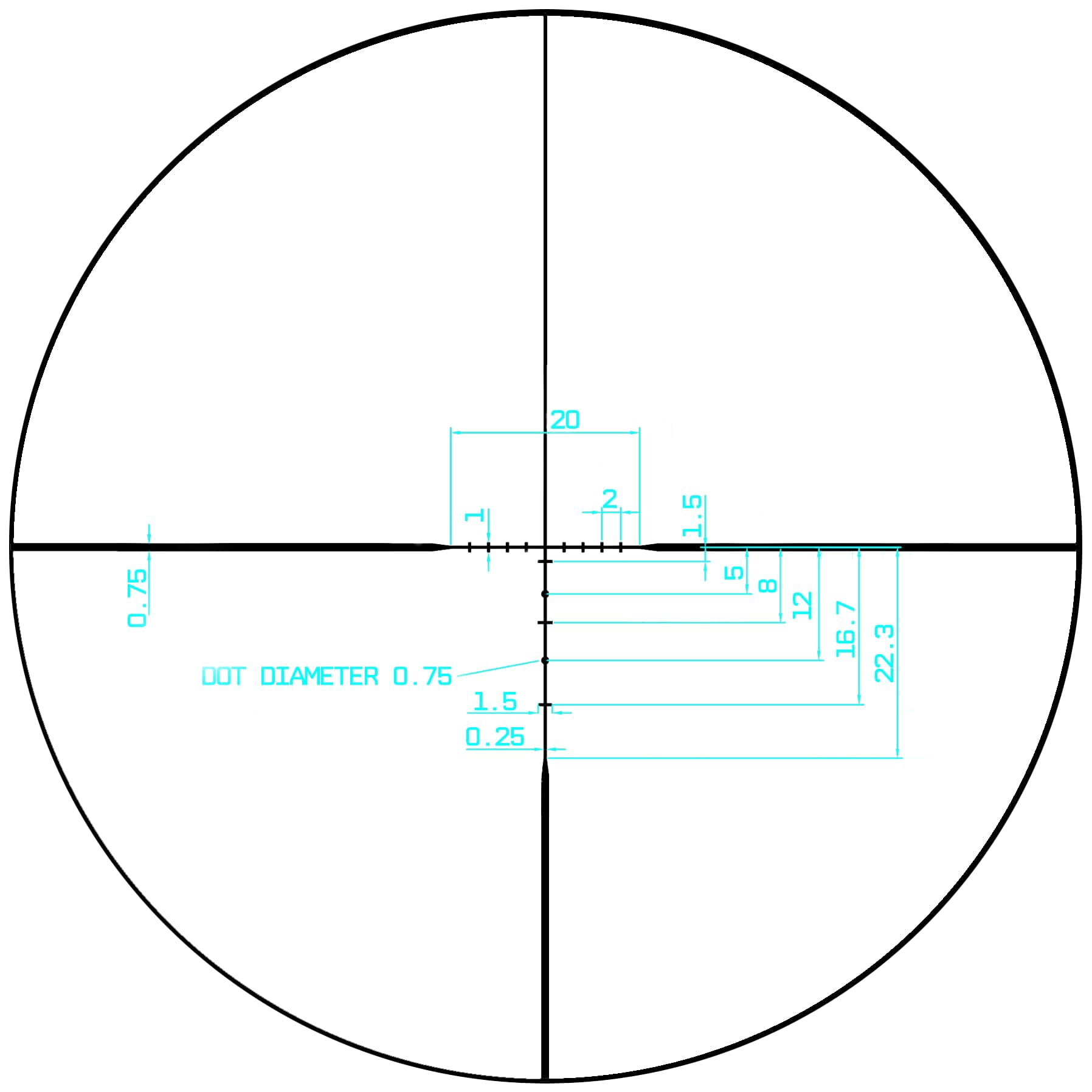Monstrum Panzer 6-24x50 Scope with AO Adjustable Objective | FMR04 Reticle