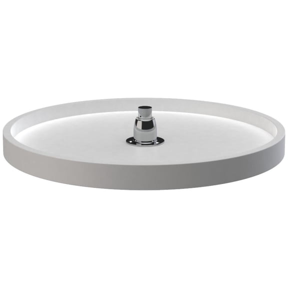 Rev-A-Shelf 6621-20-11-52 Classic 1 Shelf 20" Full Circle Lazy Susan - White