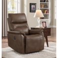 thumbnail image 2 of Home Fare Wheeler Power Recliner in Roman Chestnut, 2 of 2