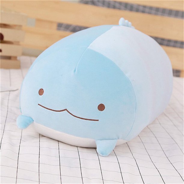 Almohada de esquina de felpa de dibujos animados japoneses para niños Sumikko Gurashi baby toy Leon regalos para niñas animación de alta calidad 30 cm 60 cm 90 cm zhangyuxiang LED