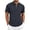 Navy, variant on Zshosam Mens Casual Shirts Knit Polo Shirts for Men Short Sleeve V Neck Polo Lightweight Summer Casual Textured Polo Shirts Size S,(Navy S)