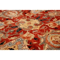 Pasargad Home Bidjar Collection Hand-Knotted Lamb's Wool Area Rug- 9' 0" X 12' 0"