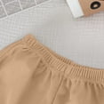 thumbnail image 6 of Atogsazn Toddler Baby Boys Summer Clothes Set Newborn Sleeveless Tank Tops & Shorts Outfit Loose Fit Outerwear Brown 5-6 Years Fashion, 6 of 7