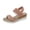 Pink_030, variant on Women’s Platform Espadrille Wedge Sandals Comfortable Open Toe Elastic Ankle Strap Slip on Comfy Low Wedge Sandals For Ladies Dressy Summer Shoes Orange 7.5（EU-39）