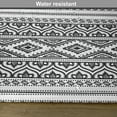 thumbnail image 6 of Ambesonne Ethnic Place Mats Set of 4, Oriental Tribal Moroccan, Standard Size, Charcoal Grey White, 6 of 6