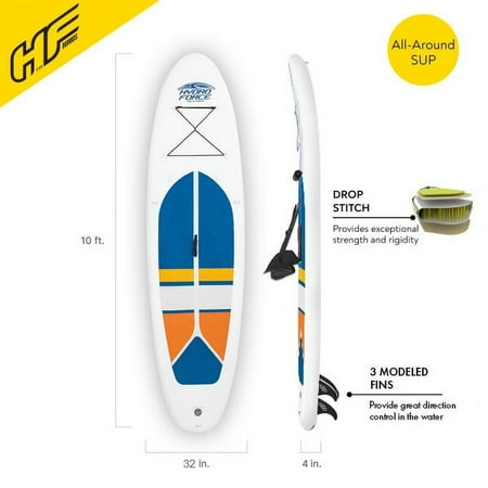 Bestway - Hydro-Force  Inflatable Stand Up Paddle Board SUP & Kayak - White