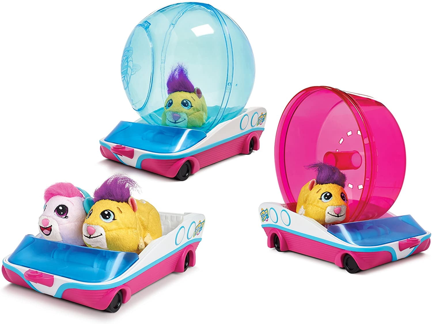 Zhu Zhu Pet - Car and Trailer with Exclusive Interactive Hamster