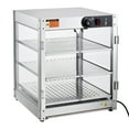 thumbnail image 1 of KFFKFF Vitrine Commerciale de Chauffage Alimentaire à Triple Couche, Réchauffeur de Présentation des Aliments Illuminé 800 W, Régulation de la Température de 86 °F à 185 °F, Espace Volumineux 90 L pour Burgers, Pizzas, Pains, 1 of 9