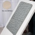 thumbnail image 4 of Bath Mat Cobblestone Embossed Soft Memory Foam Pad Floor Rug Non Slip Water Absorbent Door Mat Chair Mat Machine Washable Bathroom Rug Carpet 16 X 24 Inch, 4 of 8