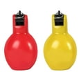 thumbnail image 1 of ZLight 2 Pcs Sifflets à Main Bruyants pour Randonnée Intérieur Extérieur Jaune et Rouge 12x6.5cm, 1 of 2