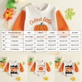thumbnail image 3 of KJameas Baby Boys Girls Romper Pumpkin Graphic Raglan Sleeve, 3 of 9
