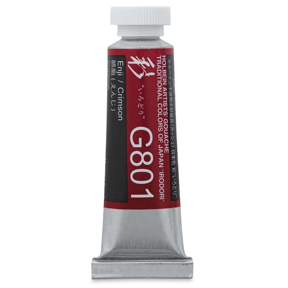 Holbein Irodori Artist Gouache - Crimson, 15 ml, Tube