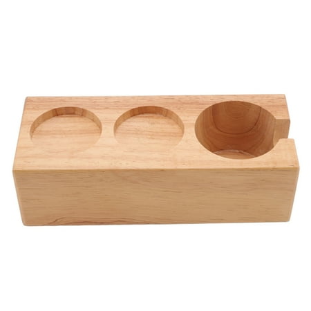 

Xemplaro Coffee Filter Tamper Holder Beech Environmental Protection Coffee Tamper Station Base for Home Bar Cafe