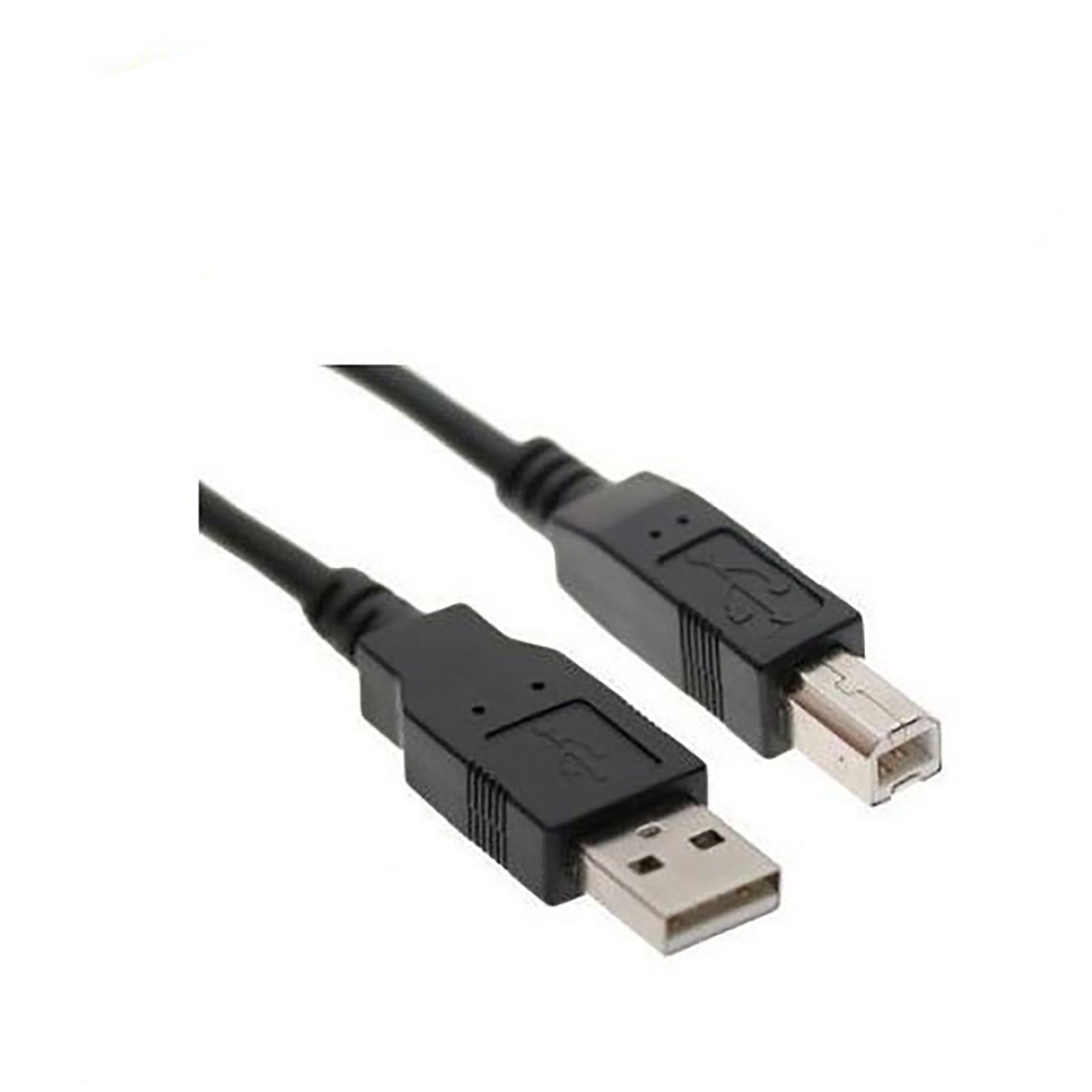 Lot10 1ft short USB 2.0 A~B AB Printer/Device/PC Adapter Cable/Cord/Wire {BLACK 