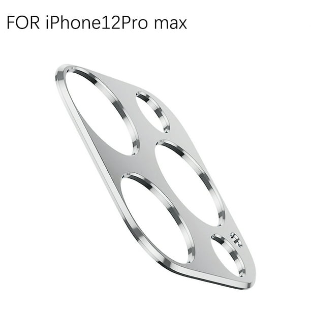 Inteprter Protector de la película de la lente de la cámara del teléfono de la aleación de aluminio de la cubierta de la cámara del teléfono Teléfono y Comunicación Plata i12Pro máximo