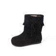 thumbnail image 5 of Toddler Girls Boots Mid Calf Slouch Fringe Tassel Casual Winter Shoes for Little Kids, 5 of 8