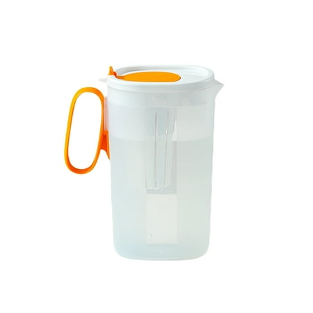 

Hapeisy 0.4 Gallon/1.5 Litre Litre Plastic Pitcher with Lid，Double Filter Household Brewing Kettle Beer Juice High Temperature Resistance Refrigerator Large-capacity Freezer Jug