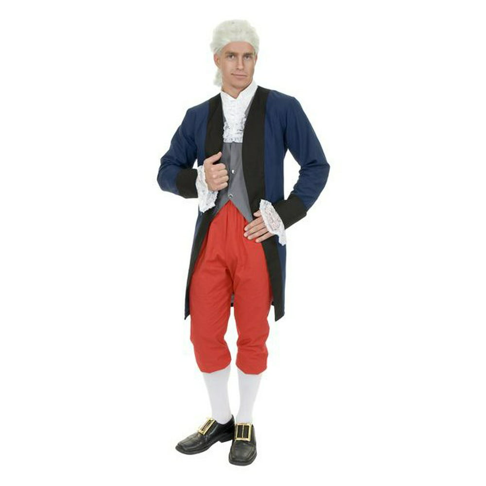 Mens Ben Franklin Colonial Man Costume - Walmart.com - Walmart.com
