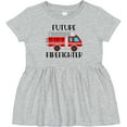 thumbnail image 3 of Inktastic Future Firefighter Red Fire Truck Engine Girls Baby Dress, 3 of 5