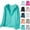 #01 Cyan, variant on Womens UPF 50+ Sun Protection Hooded Jackets Full Zip Up Long Sleeve Shirts Lightweight Breathable Hiking Fishing Athletic Jackets Casual Wear , L, #01 Black