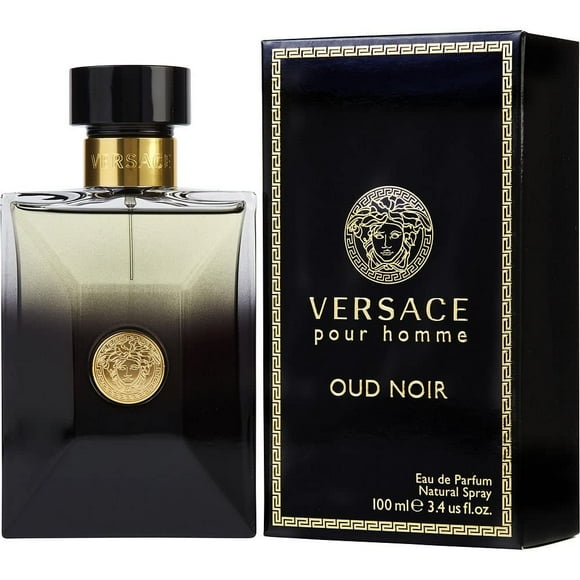 Versace Pour Homme Oud Noir By Versace Eau De Parfum Spray 34 Oz For Men - 100% Authentic