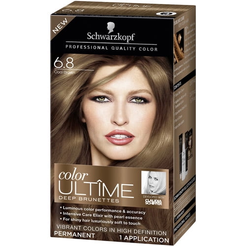 Schwarzkopf Color Ultime Deep Hair Coloring Kit, 6.8 Cool