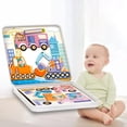 thumbnail image 3 of Cartoon puzzle children toys Educational Toys Pretend for Toddlers Kids Preschoolers Birthday Christmas Halloween Gift Construction Team Equipo de construcción, 3 of 9