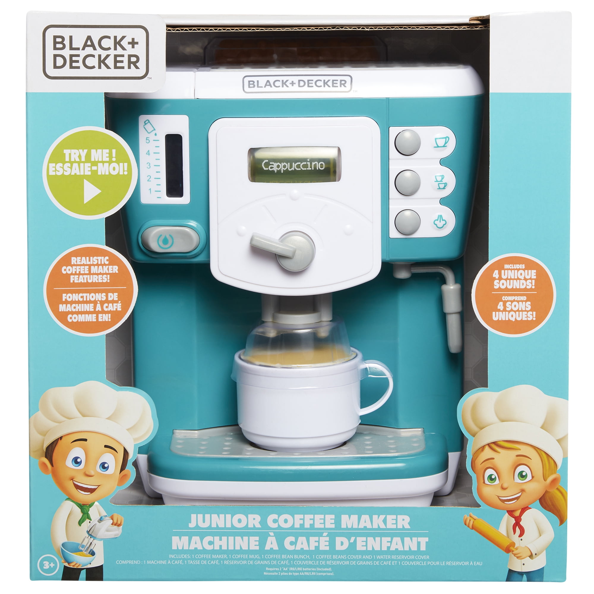 Spoons Pods Cream & Sugar Rise 'n Shine Coffee Maker Playset with Cups 