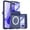 Blue, variant on Vizvera for Motorola Razr 2026/Razr 2025/Razr 2024 Phone Case,with Magnetic Power[Screen Protector][Hinge Protection] Translucent Matte Shockproof Case-Black