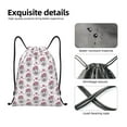 thumbnail image 4 of Lukts Cute Poodle Dog Pattern Drawstring Backpack Bag Sport Gym Sackpack,String Backpack Sport Bag Sack,Cinch Tote Gym Backpack-Medium, 4 of 6