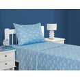 thumbnail image 3 of Your Zone Kids Super Soft Microfiber Sheet Set Twin, Blue Dino, 3 Piece, 3 of 14