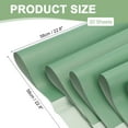 thumbnail image 2 of Uxcell Flower Gift Wrapping Paper, Double Sided Waterproof Bouquet Wrap for Wedding DIY Craft Dark Green, 2 of 7