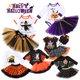thumbnail image 2 of Disfraz de Halloween para niños pequeños, pelele sin mangas con estampado de calabaza, Tops y sombreros, 2 piezas, 0-2 años, 2 of 5
