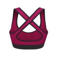 thumbnail image 4 of FANNYC Sports Bras For Women - Padded Seamless Low Impact Support For Yoga Gym Workout Running Fitness Cross Back Flexible Bra Tank Tops, 4 of 5