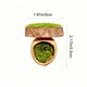 thumbnail image 3 of Pequeña Cueva Magnética para Escondites de Escaladores: Decoración de Terrario de Virutas de Madera Natural y Cáscara de Nuez con Follaje Artificial para Paredes de Acuarios de Cristal., 3 of 7