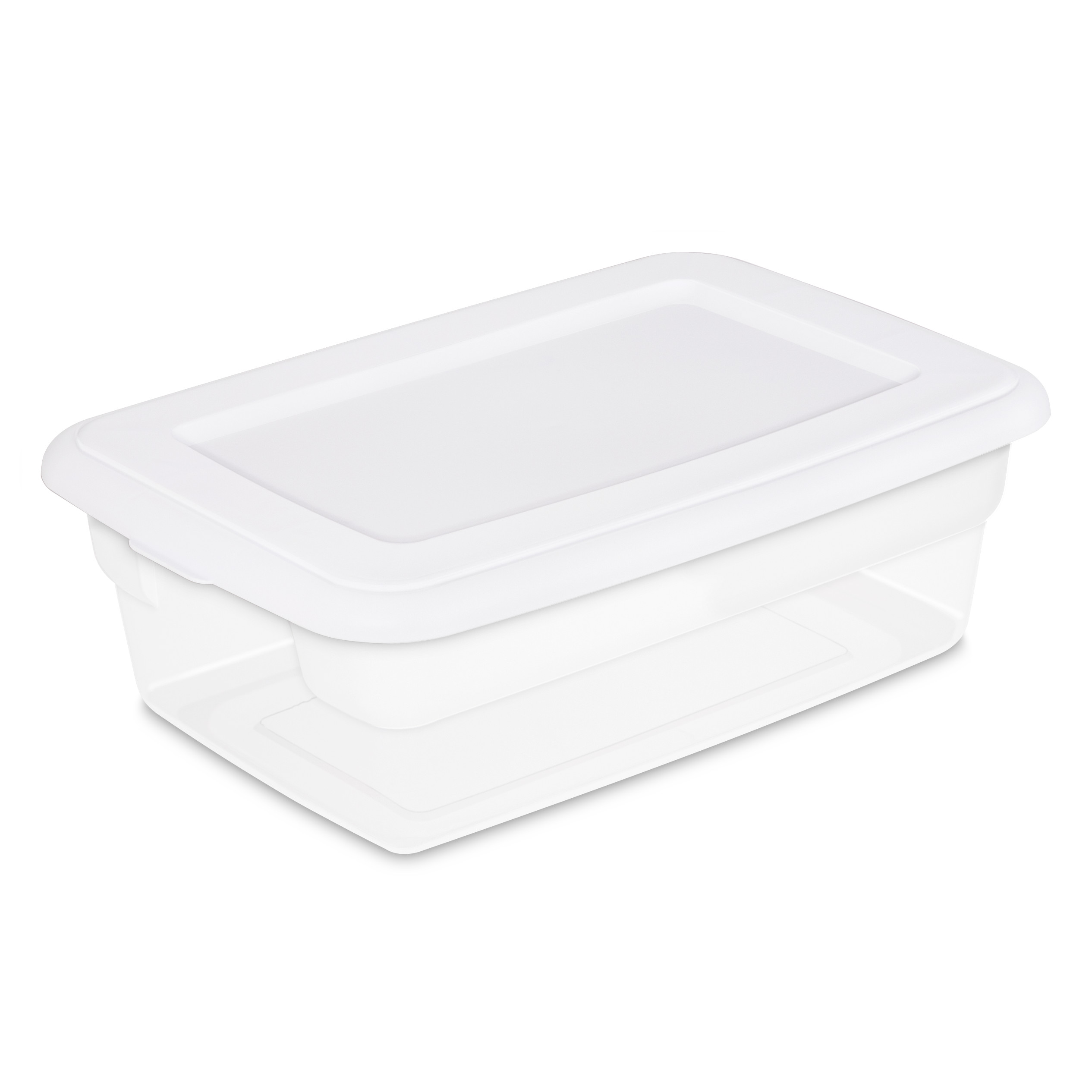Sterilite 12 Qt. Storage Box Plastic, White, Set of 15 - image 3 of 9